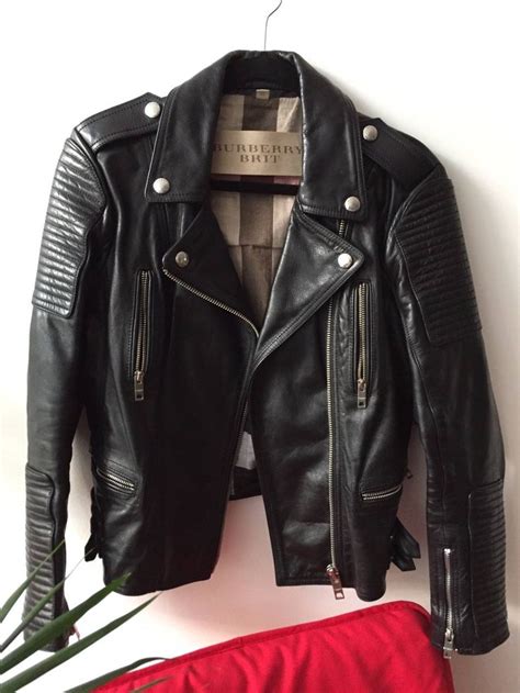 burberry prorsum womens leather biker jacket